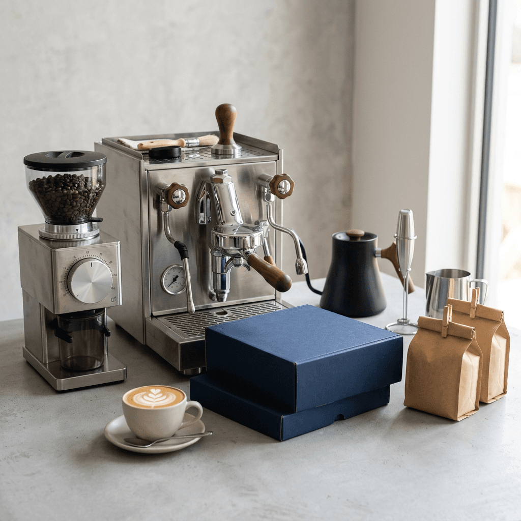 Professionelles Kaffee Setup