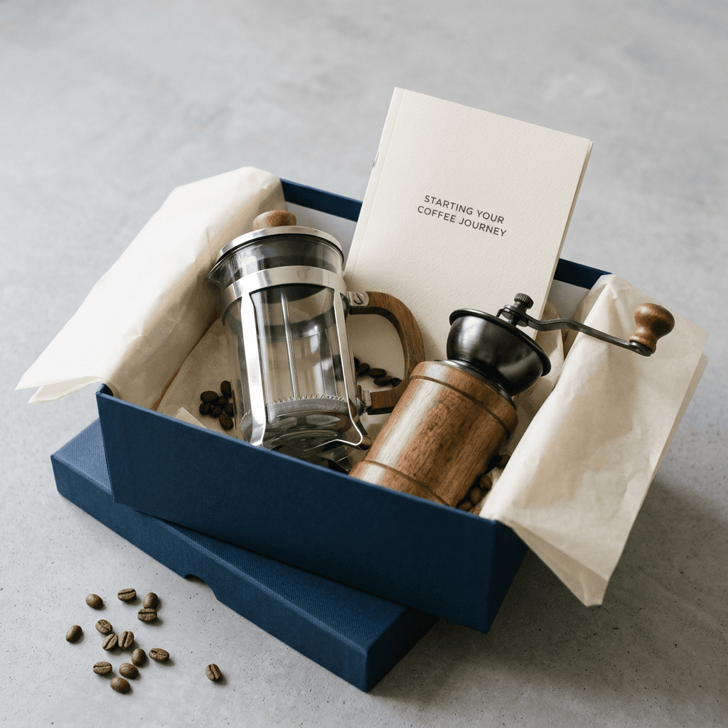 Kaffeepulver in Espressopresse